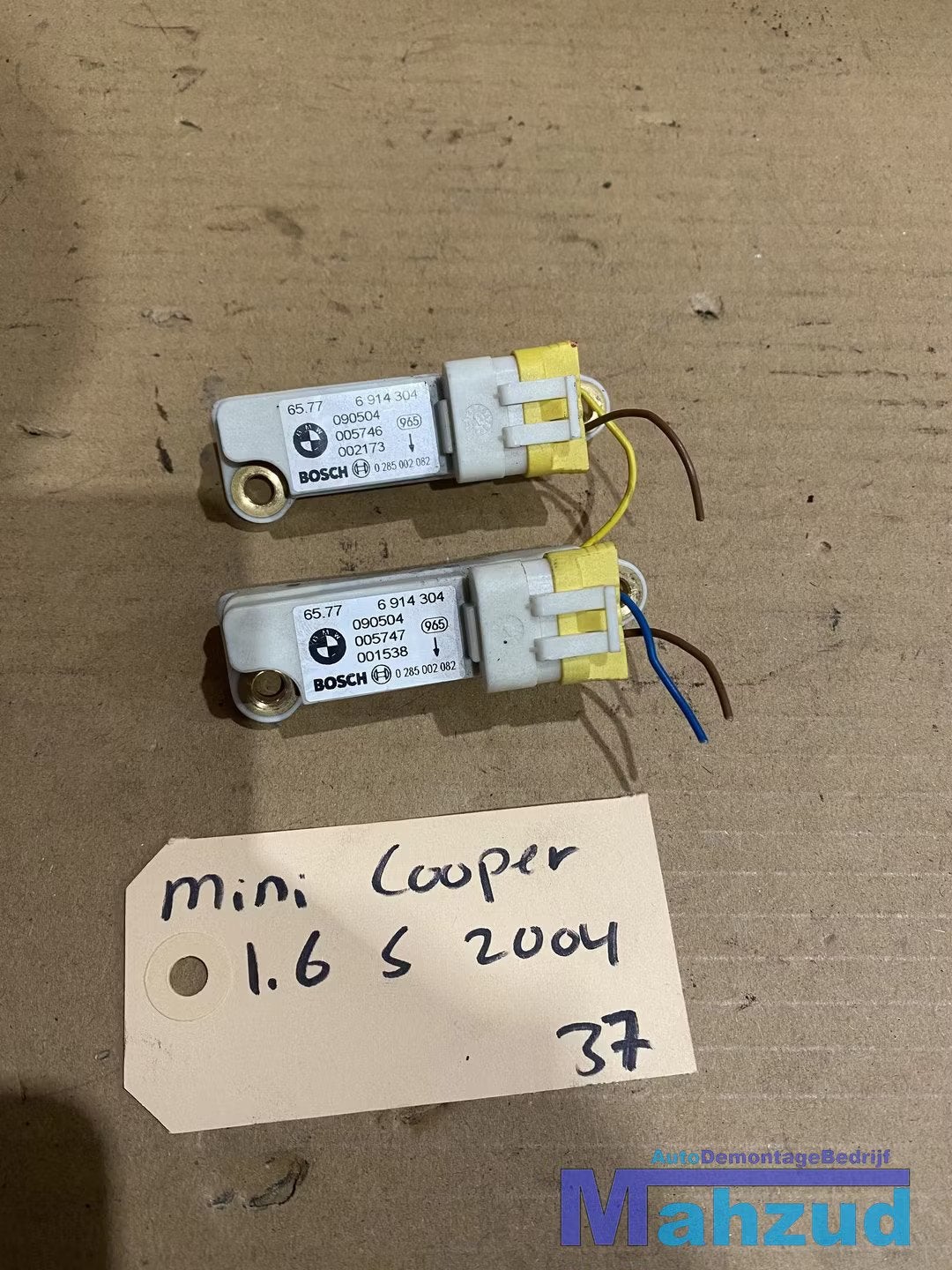 MINI COOPER S rechts links airbag sensor 2001-2006, Autos : Pièces & Accessoires, Customer.service@mini.co.uk, BMW AG, Petuelring 130
80788  Munich, DE