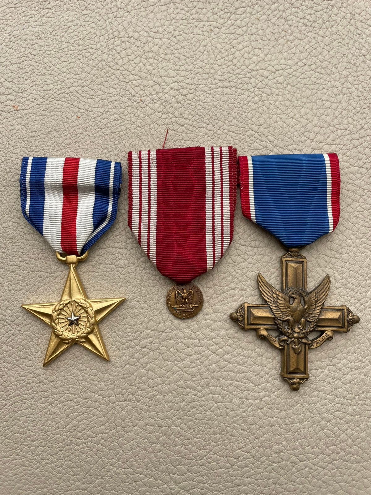 US American Silver Star lot 3 médailles, Collections, Objets militaires | Général, Enlèvement ou Envoi