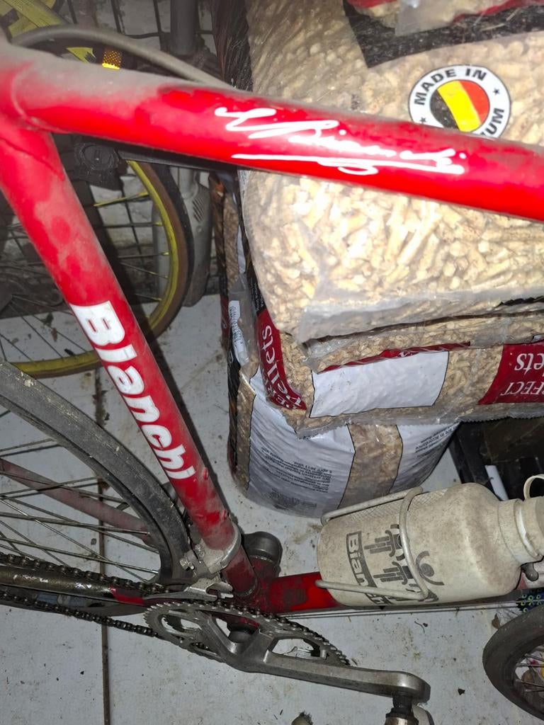Vélo bianchi en parfait état.signé et plaque de numérotation, Vélos & Vélomoteurs, Vélos | Vélos de course, Enlèvement