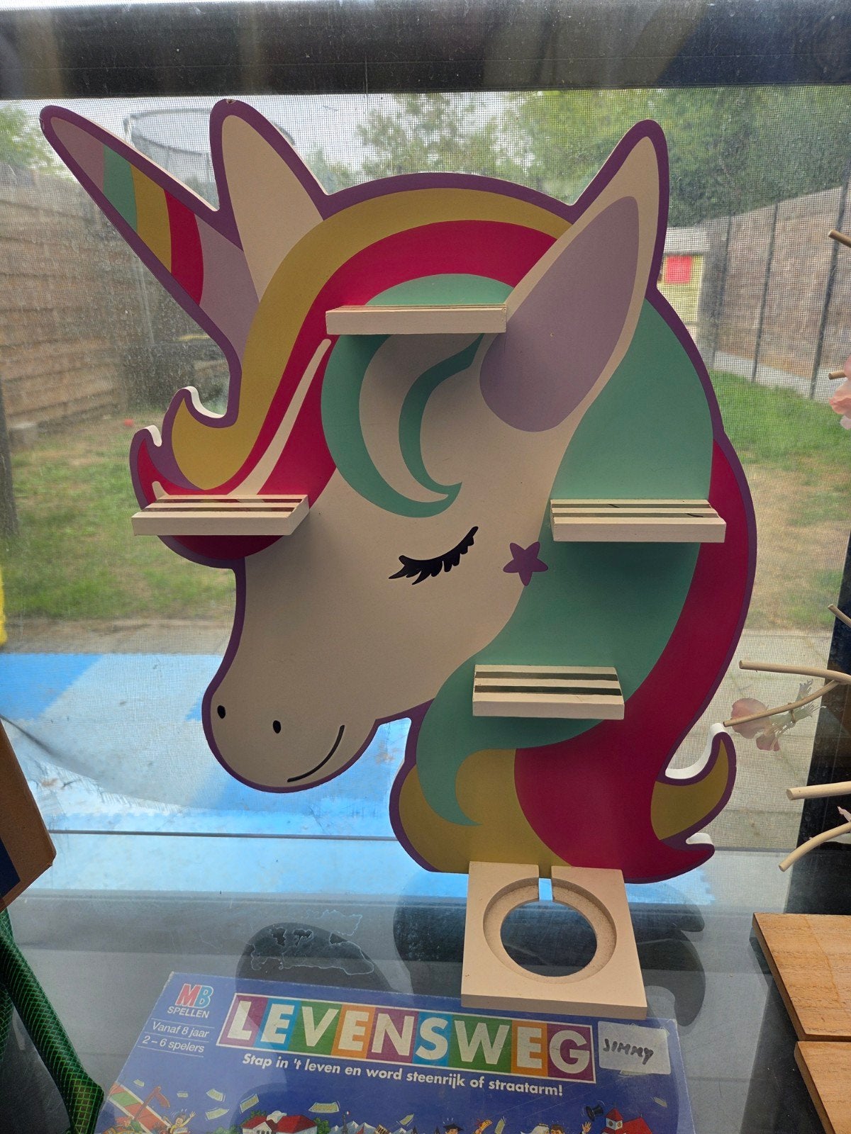 decoratie wandrek unicorn, Ophalen