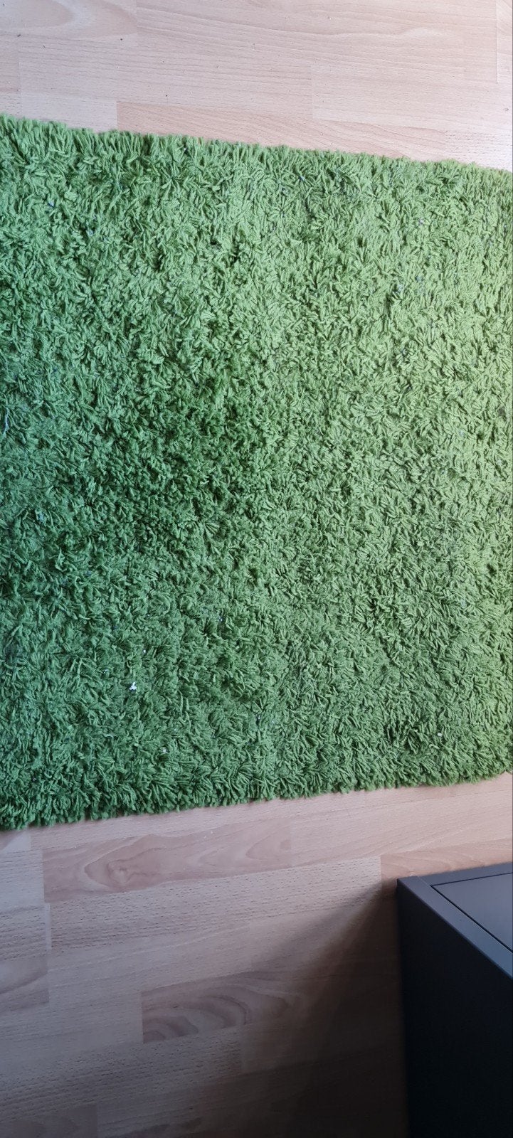 tapijtje en hanglamp, Maison & Meubles, Ameublement | Tapis & Moquettes, Enlèvement, Vert
