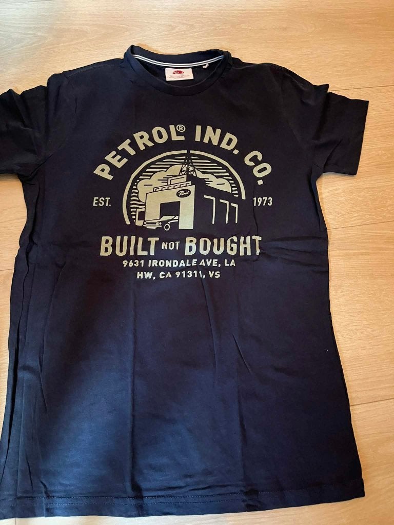 tshirt donkerblauw petrol 176, Enfants & Bébés, Garçon, Enlèvement ou Envoi, Chemise ou À manches longues, Petrol Industries