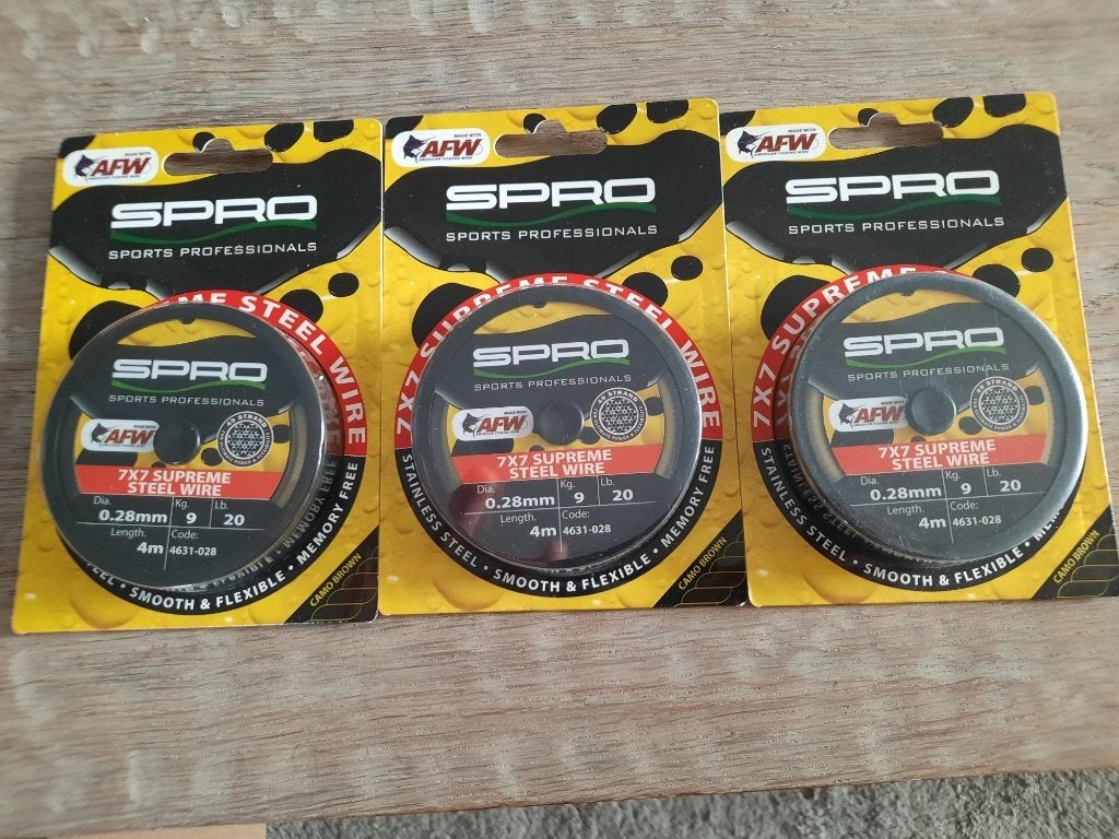 Spro steel wire 7x7, Ophalen of Verzenden, Nieuw, Vislijn