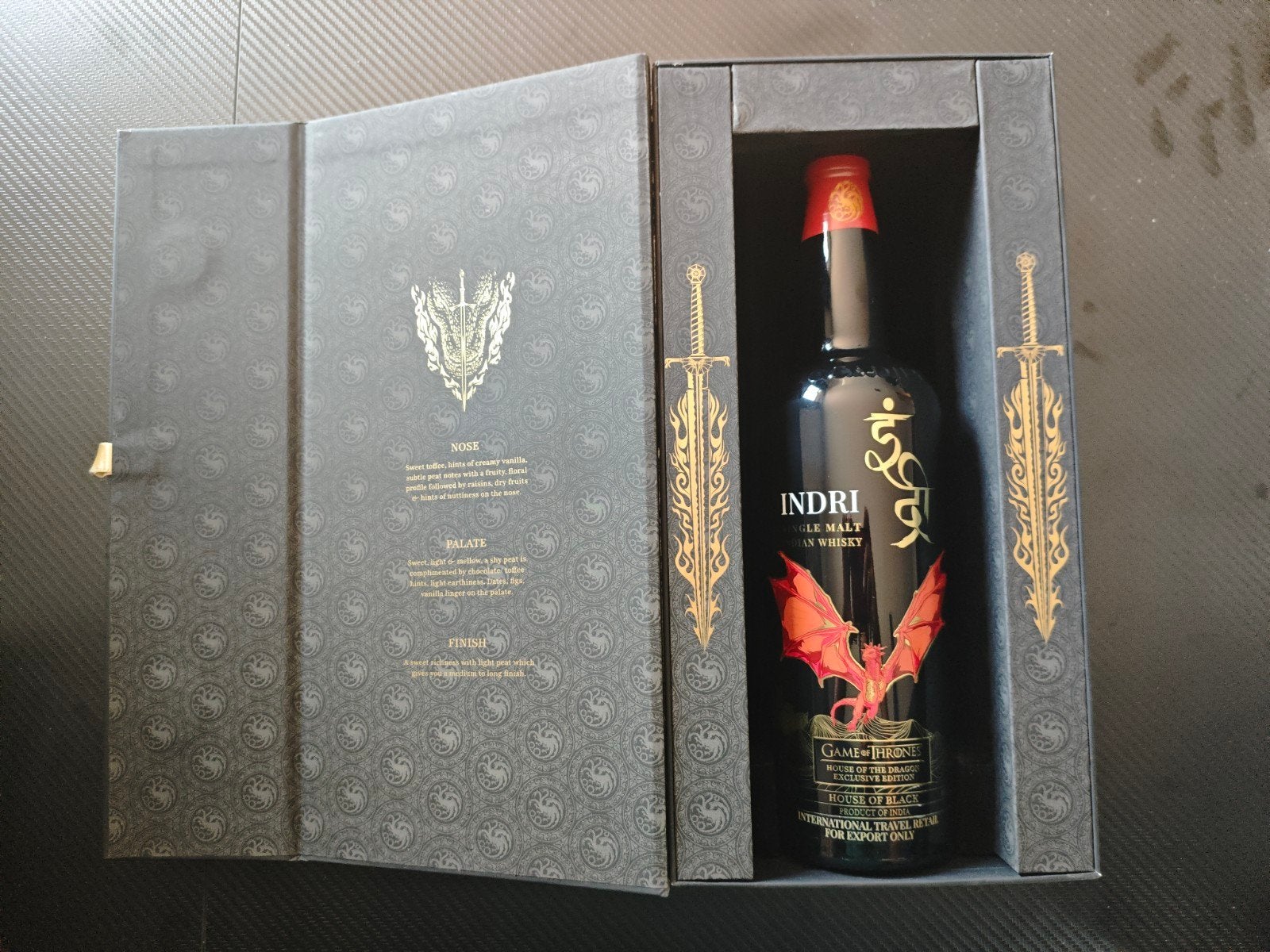Indri Single Malt House of the Dragon exclusive edition, Zakelijke goederen, Horeca | Food, Ophalen of Verzenden, Dranken