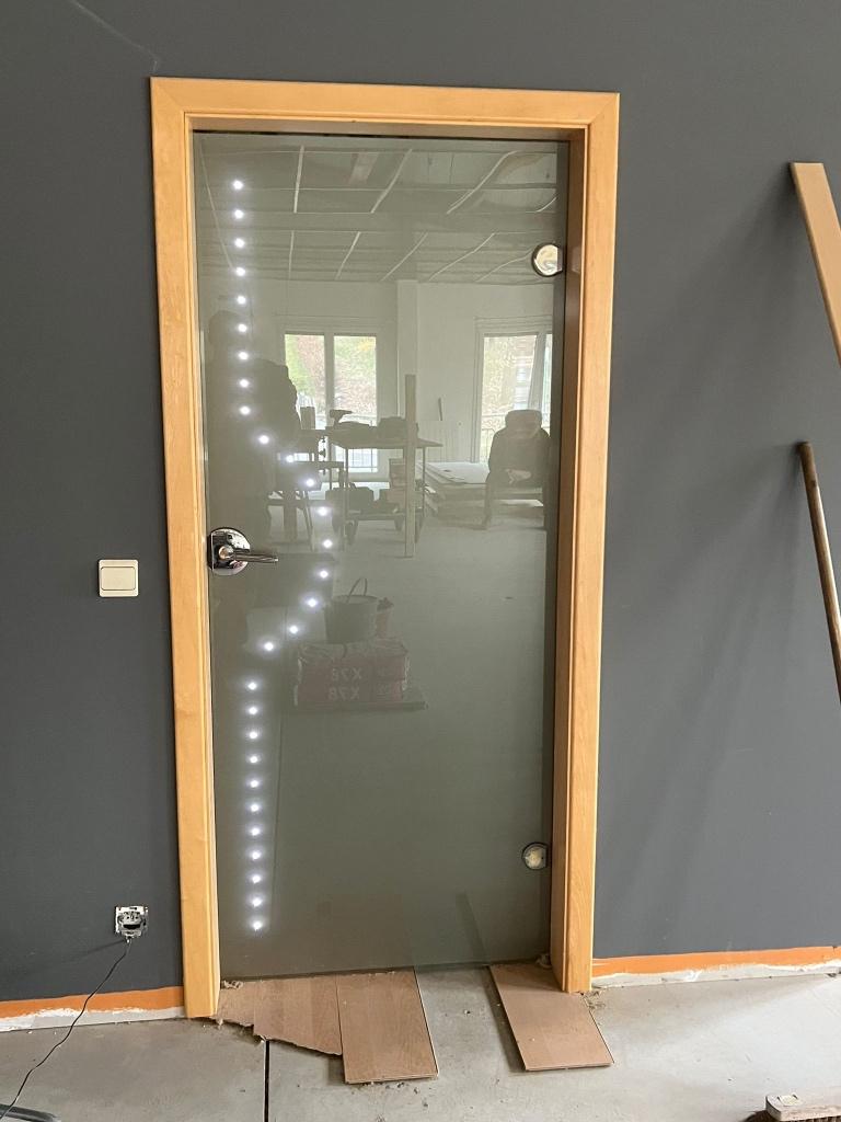 Porte intérieure vitrée, Bricolage & Construction, Moins de 200 cm, Enlèvement, 80 à 100 cm, Porte intérieure