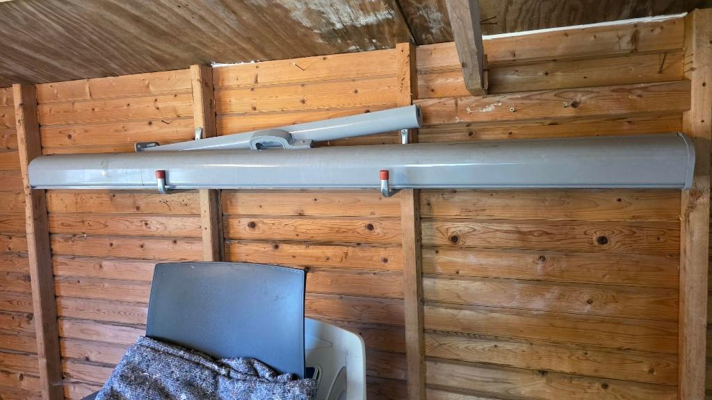 Uitschuifbaar Aluminium Windscherm, Caravans en Kamperen, Windschermen, Ophalen, G, G, G