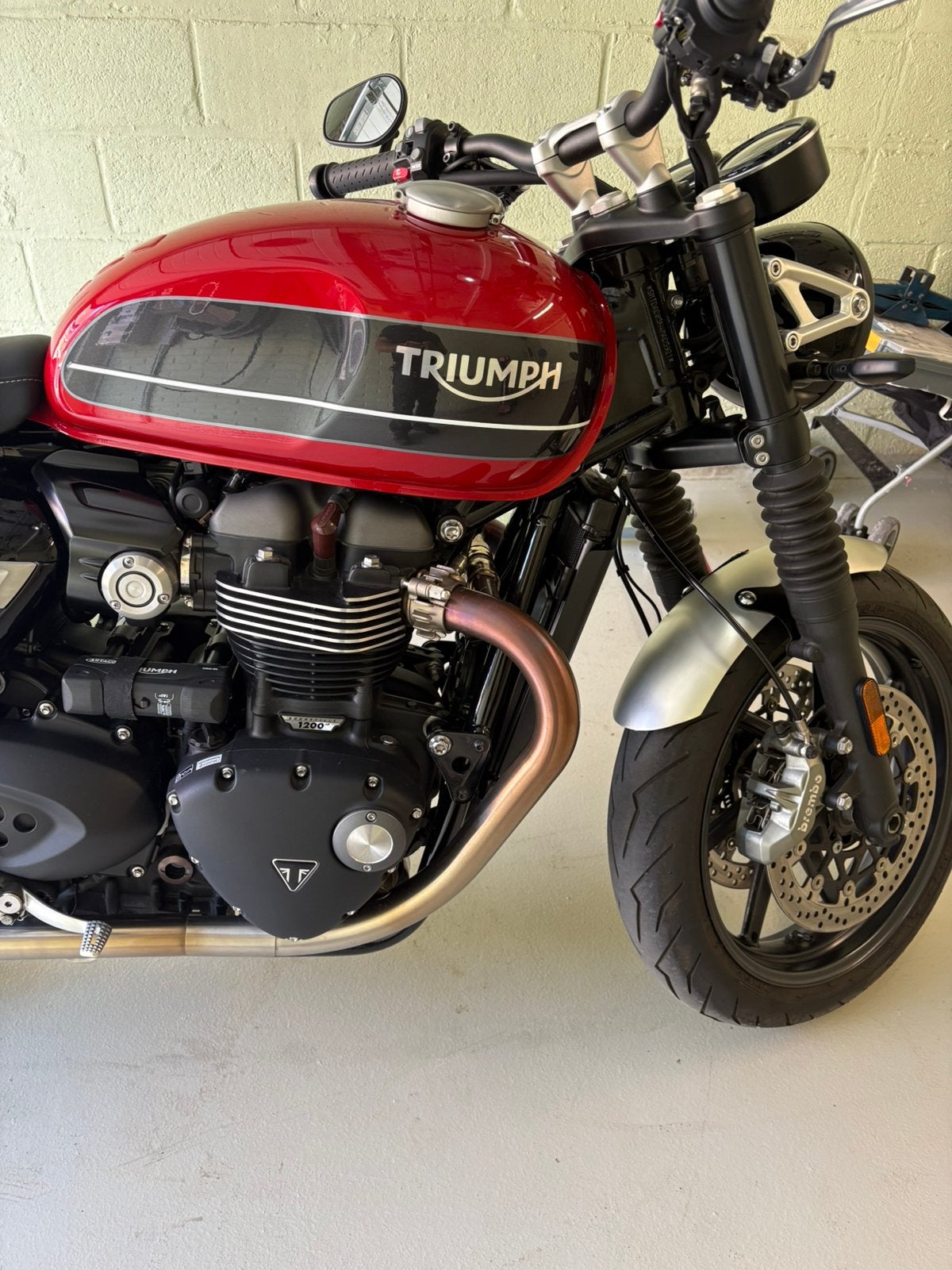 Speed Twin 1200cc triumph état neuf, Entreprise, Neuf