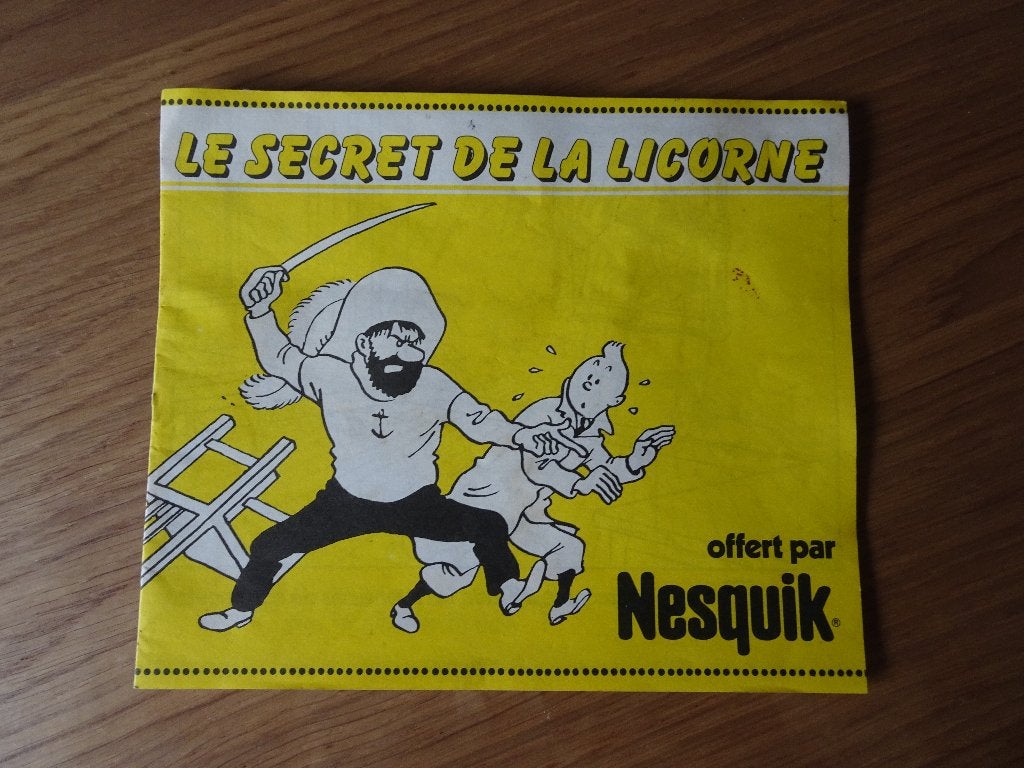 Fascicle Nesquik Tintin - Het geheim van de eenhoorn, Verzamelen, Ophalen of Verzenden, Kuifje, Gebruikt, Boek of Spel