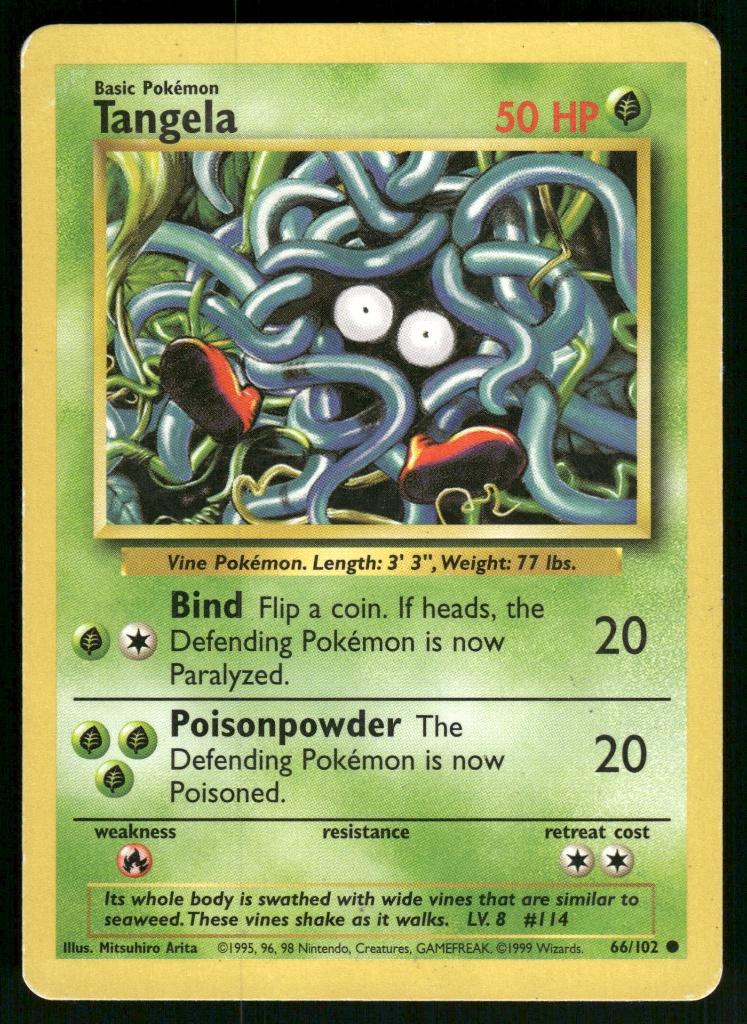 Tangela 66/102 - Base (Good), Verzenden, Gebruikt