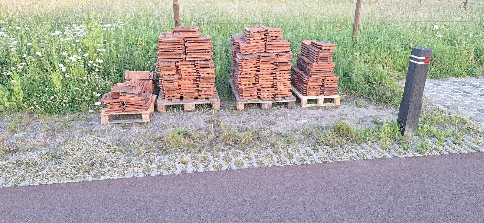 Dakpannen, Ophalen, Gebruikt, Steen of Klei, 15 m² of meer
