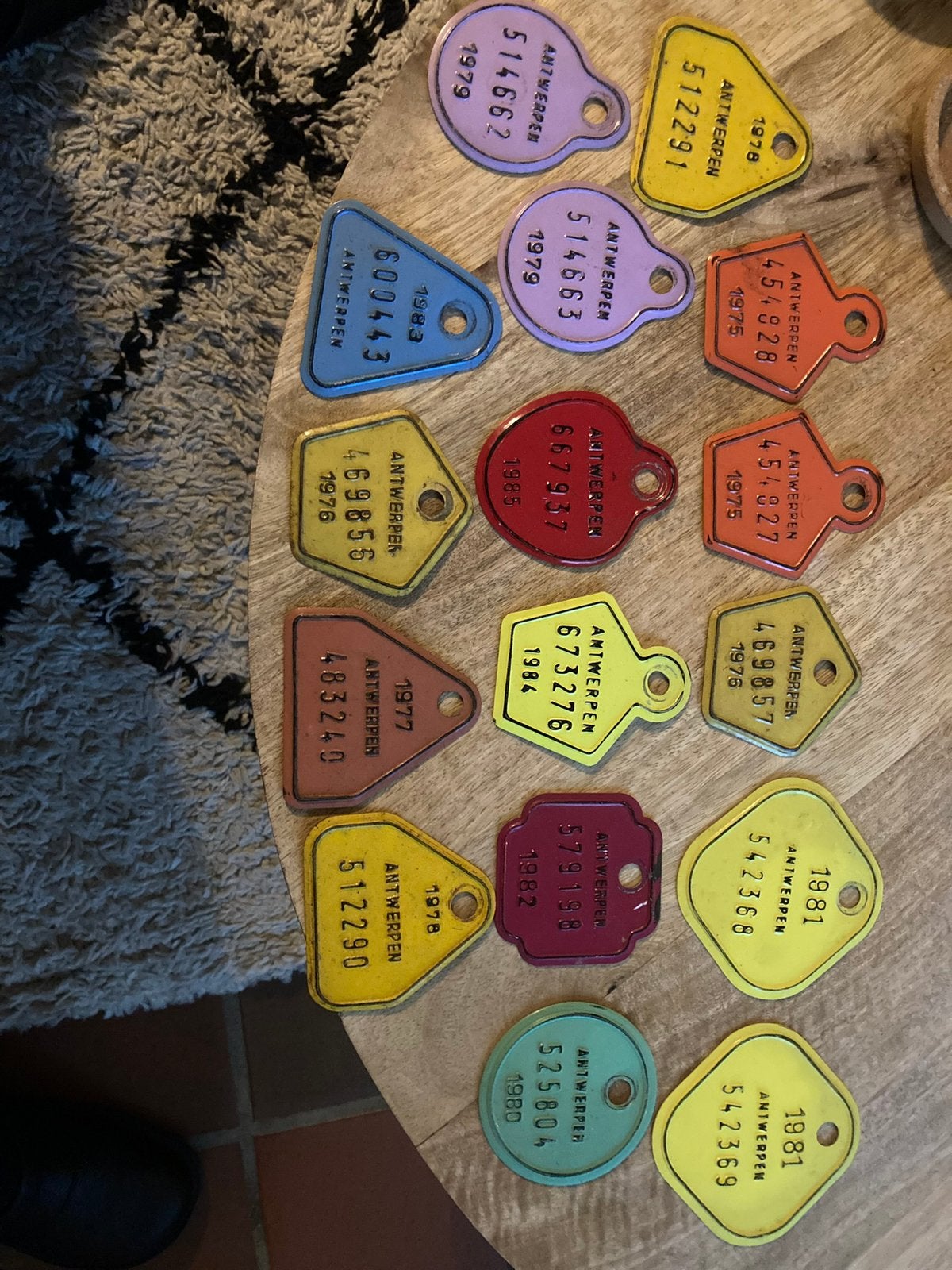 Oude taks plaatjes, Verzamelen, Ophalen, Zo goed als nieuw