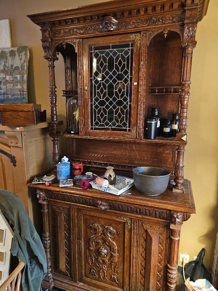 Armoire en verre teinté, Antiquités & Art, Enlèvement