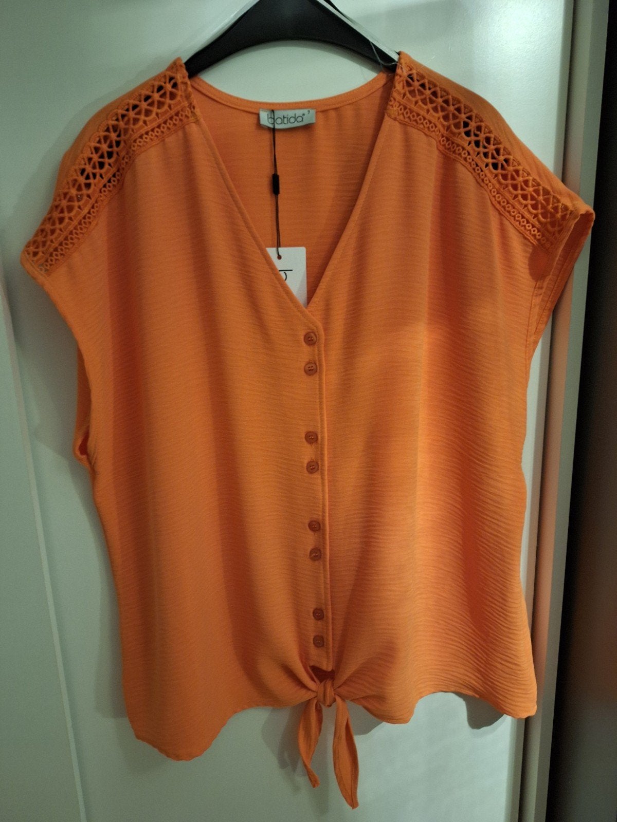 oranje blouse met knopjes, Vêtements | Femmes, Neuf, Taille 46/48 (XL) ou plus grande, Enlèvement ou Envoi, Orange