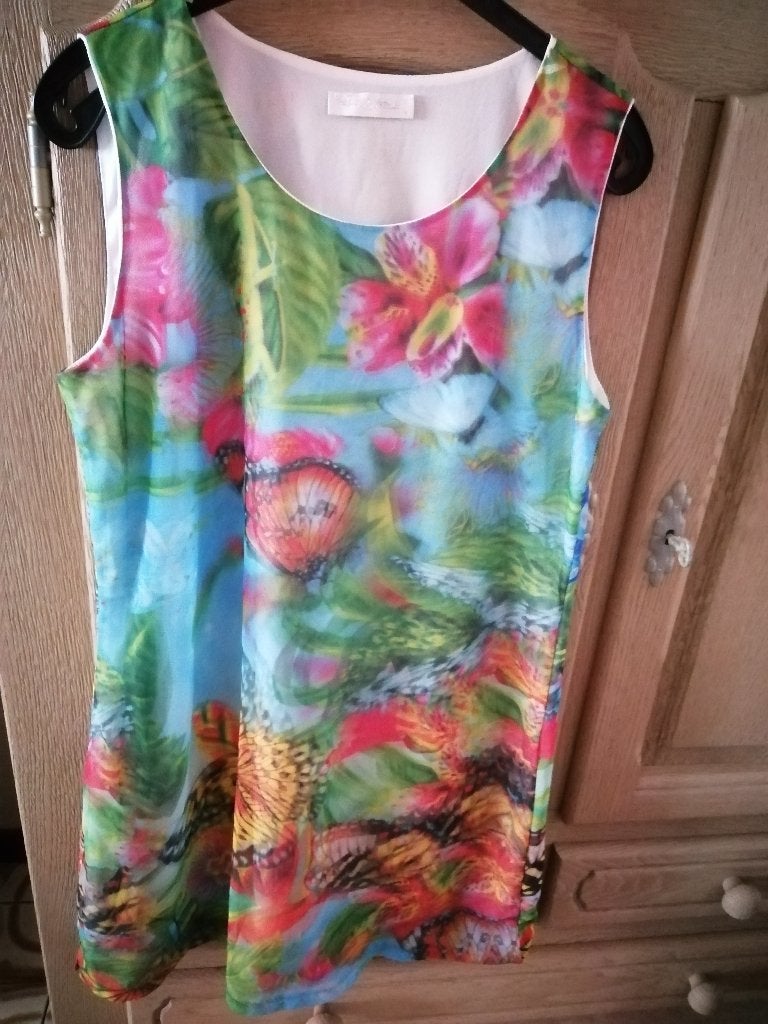 POLE & POLE zomer kleed maat 44 / T4, Overige kleuren, Maat 42/44 (L), Ophalen of Verzenden, Zo goed als nieuw