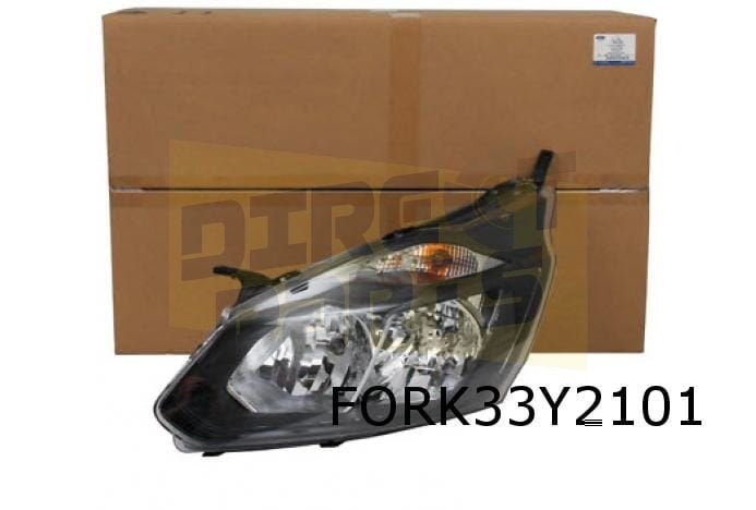 Ford Transit Custom koplamp Rechts (halogeen/ zwart) Origine, Neuf, -, -, Ford