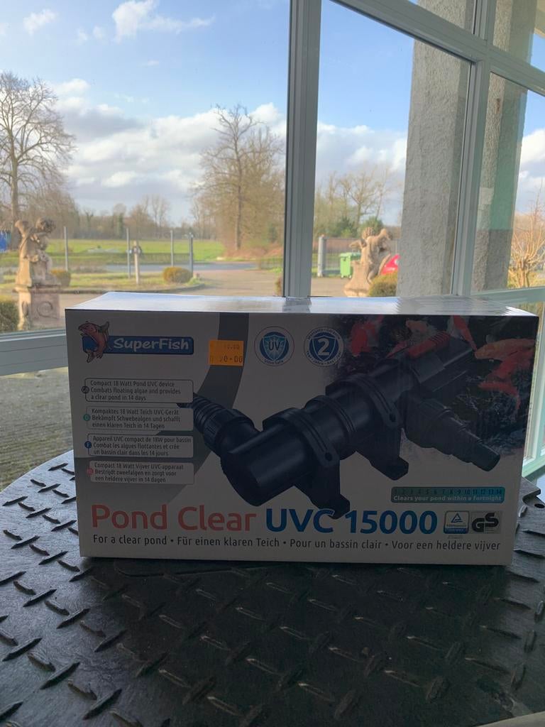 Superfish pond clear 15000 uvc, Ophalen, Zo goed als nieuw