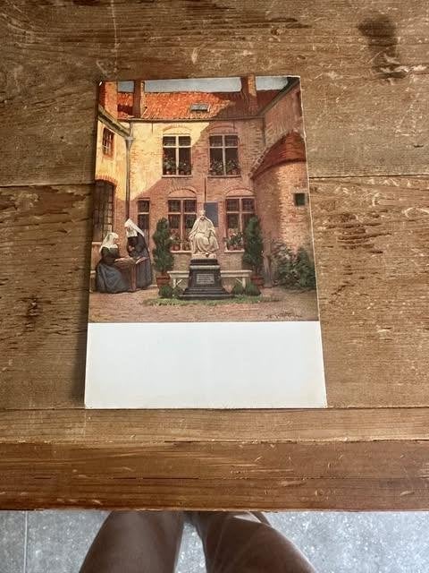 carte postale du couvent anglais de Bruges N 41, Collections, Enlèvement ou Envoi, Non affranchie, Flandre Occidentale