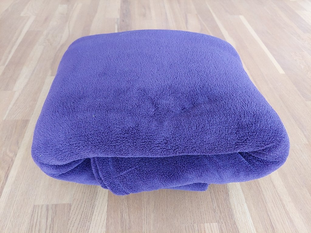 1 grand plaid mauve, 190 cm, Violet, 120 cm, Comme neuf