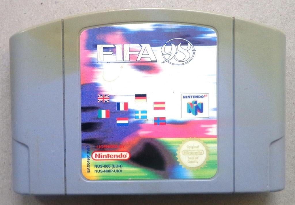 FIFA Road to World Cup 98 voor de Nintendo 64, Ophalen of Verzenden, Gebruikt