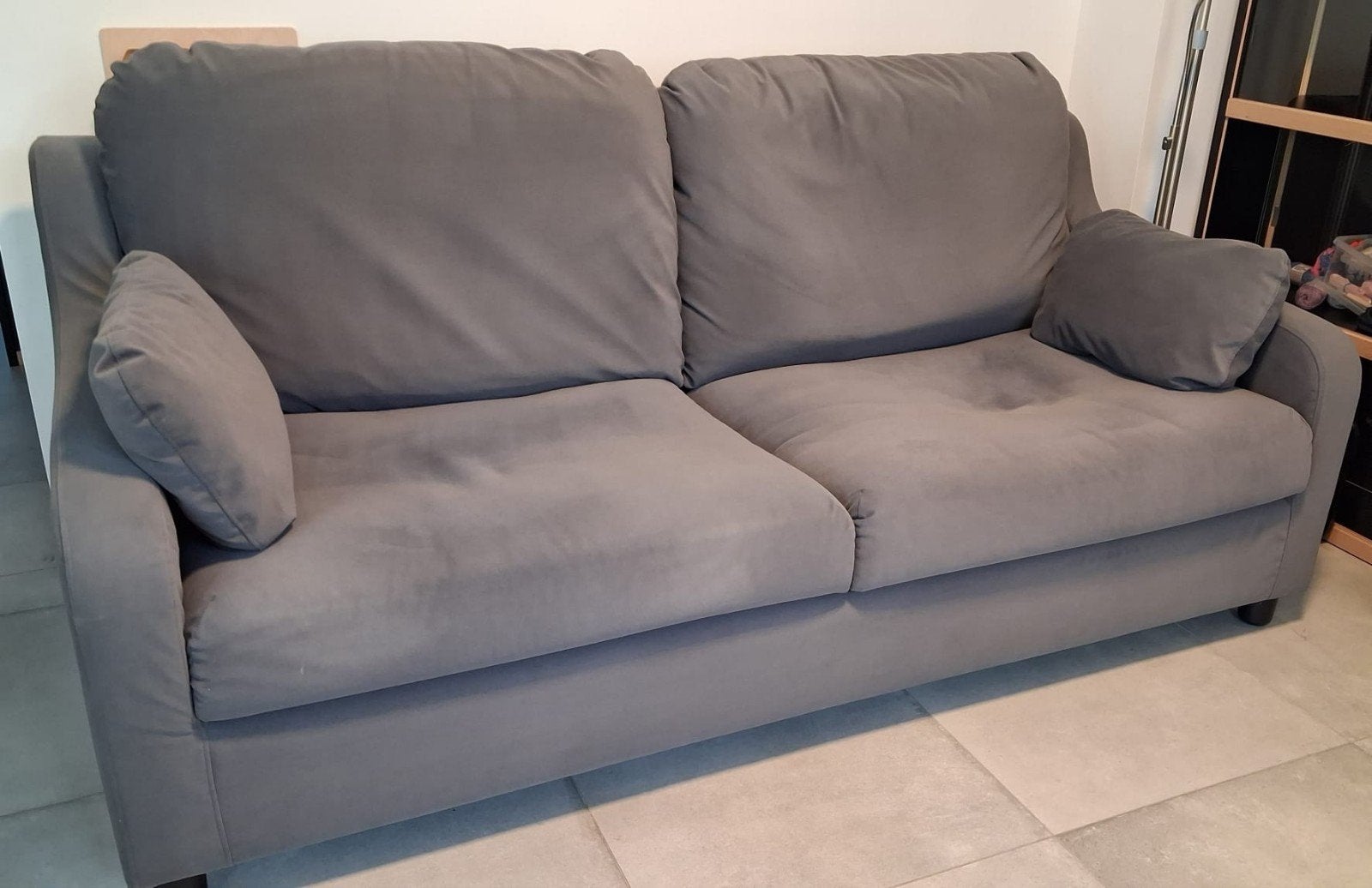 Divan 3 places Ikea Vinliden, 200 à 250 cm, Banc droit, Comme neuf, Enlèvement
