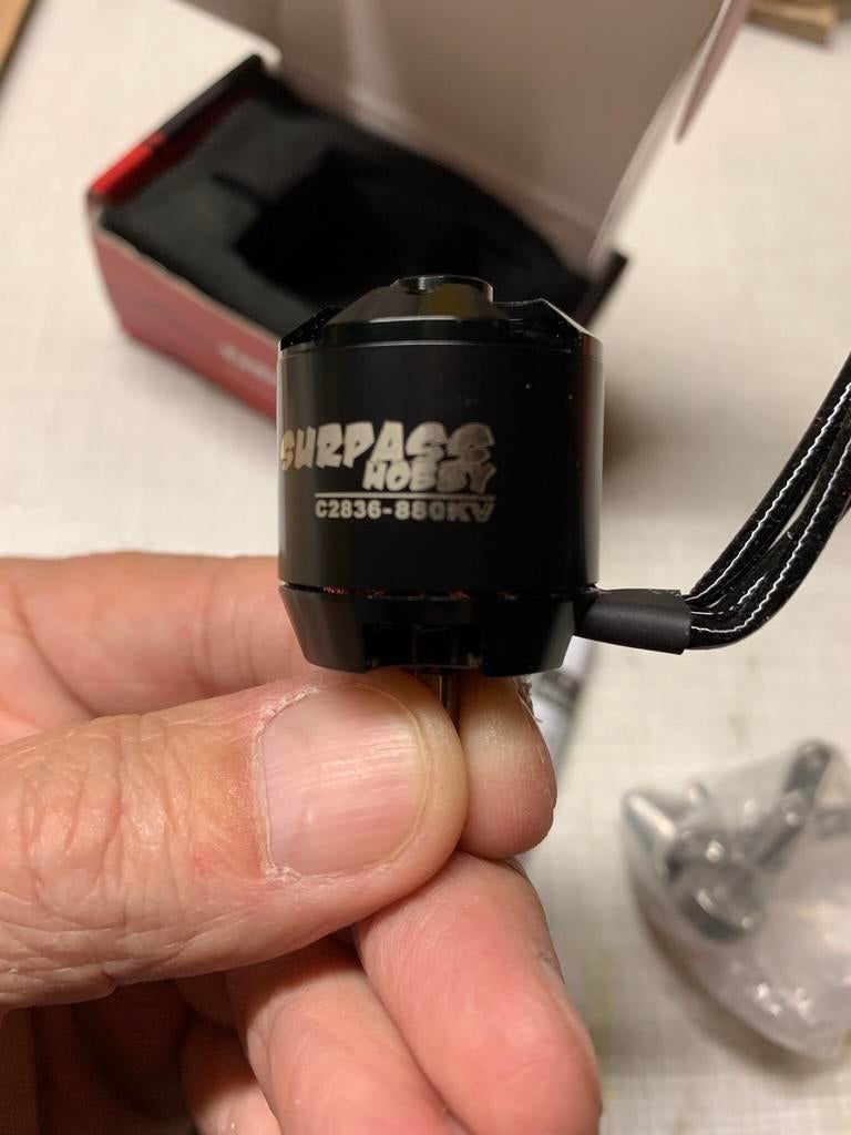 Moteur BRUSHLESS, Enlèvement