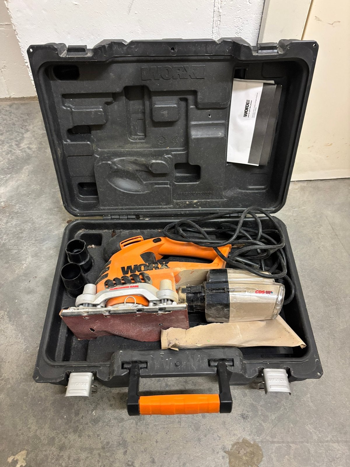 Ponceuse à bande Worx, Doe-het-zelf en Bouw, Gereedschap | Schuurmachines, Ophalen of Verzenden, Gebruikt, Bandschuurmachine