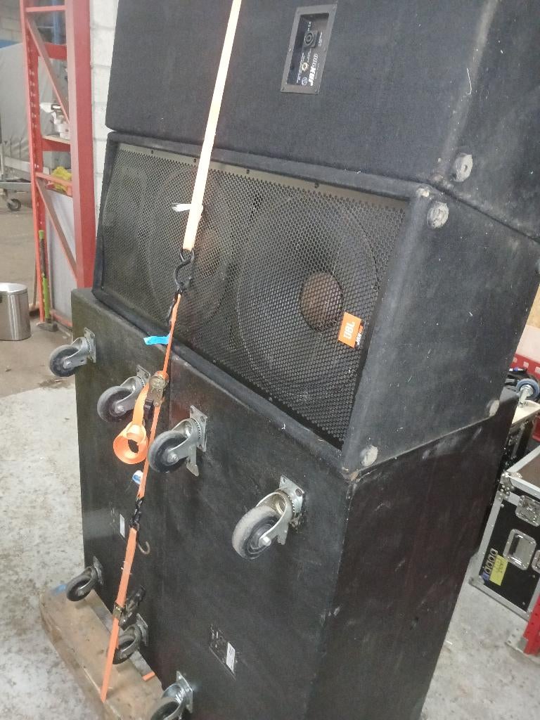 Geluidset 2x fame sub, 2x jrx 125, incl. Amprack, Audio, Tv en Foto, Luidsprekerboxen, Ophalen, Gebruikt, JBL, Overige typen