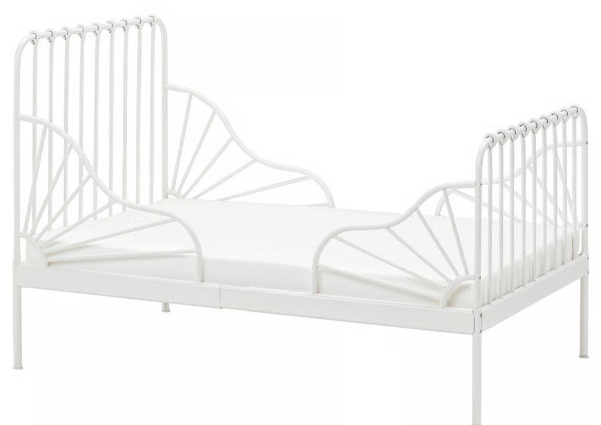 Meegroeibed wit 80x200, Ophalen, Zo goed als nieuw, Lattenbodem