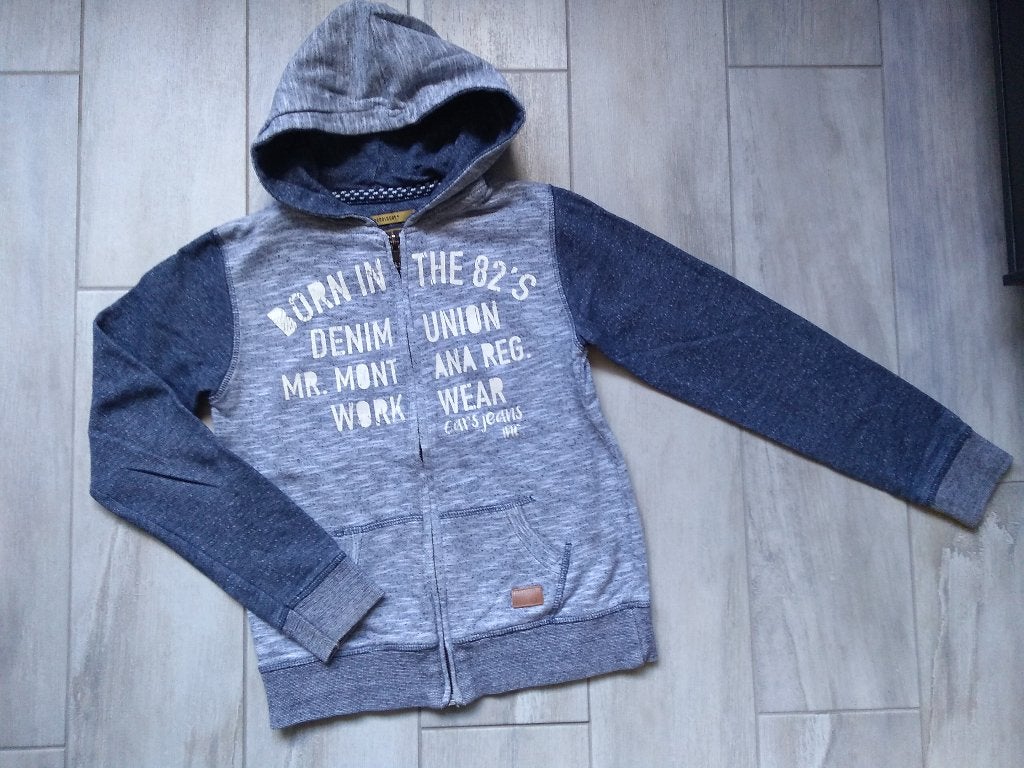 ★ M128 - Trui met kap Cars jeans, Kinderen en Baby's, Kinderkleding | Maat 128, Gebruikt, Jongen, Ophalen of Verzenden