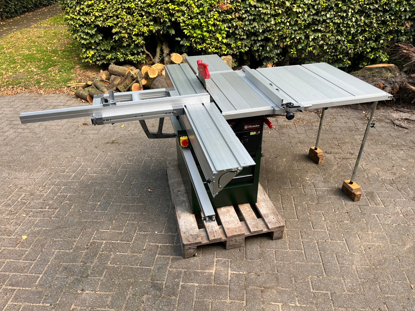 Metabo paneelzaag formaatzaag tafelzaag zaagtafel 230 Volt, Ophalen, Gebruikt
