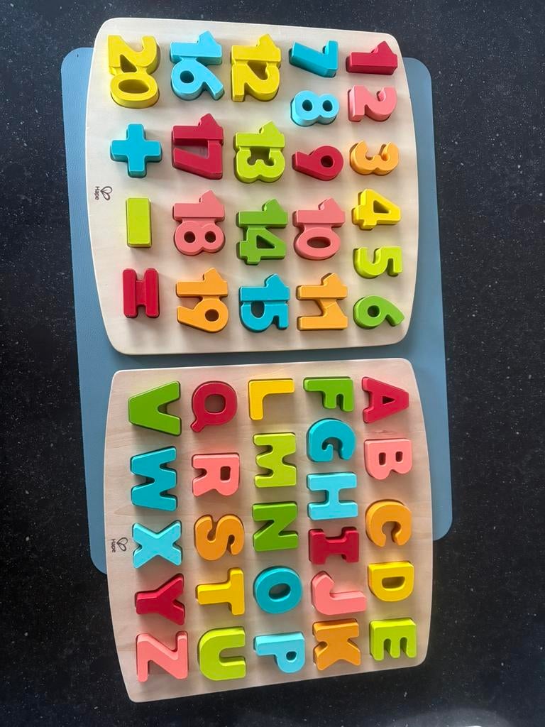 Letter en cijfer puzzel, Ophalen of Verzenden, Zo goed als nieuw