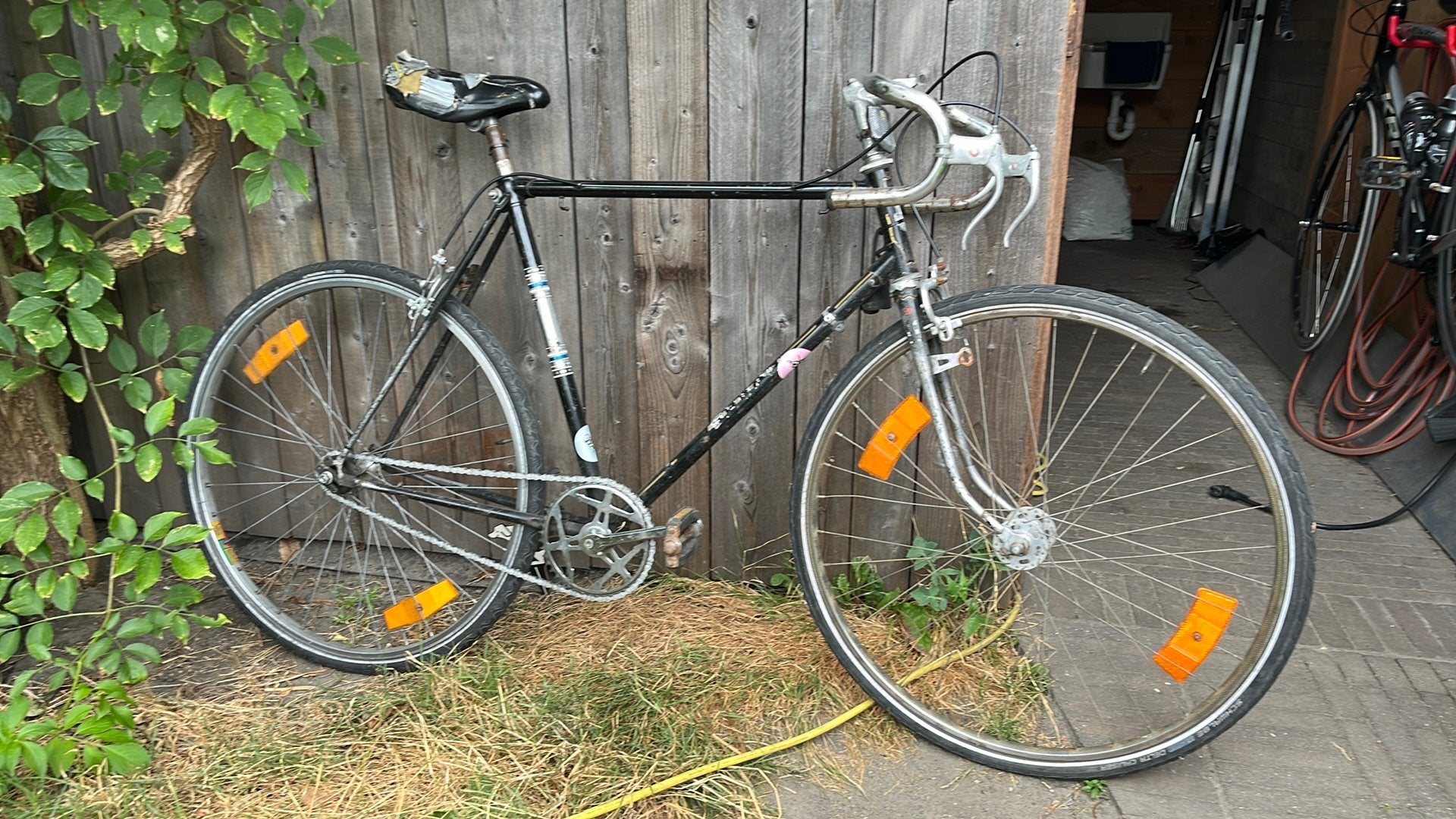 Retro koersfiets zonder versnellingen, Vélos & Vélomoteurs, Vélos | Hommes | Vélos de sport & Vélo de randonnée, Frein sur jante