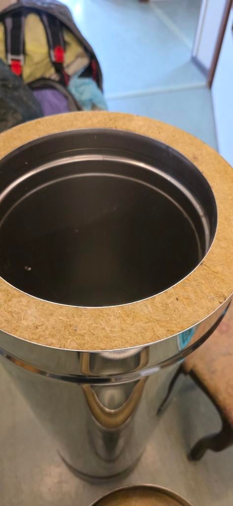 Inox rookafvoer geïsoleerde buizen, Ophalen, Nieuw