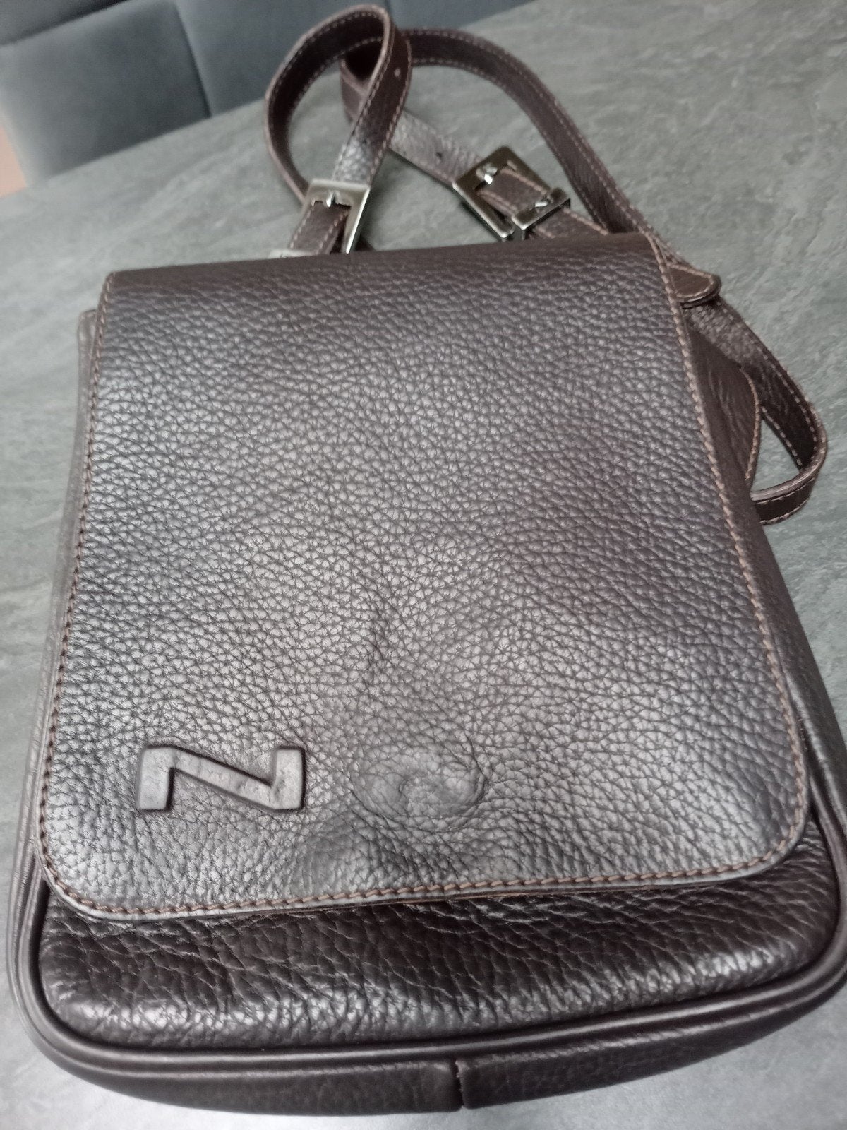 handtas nathan crossbody, Handtassen en Accessoires, Ophalen of Verzenden, Bruin