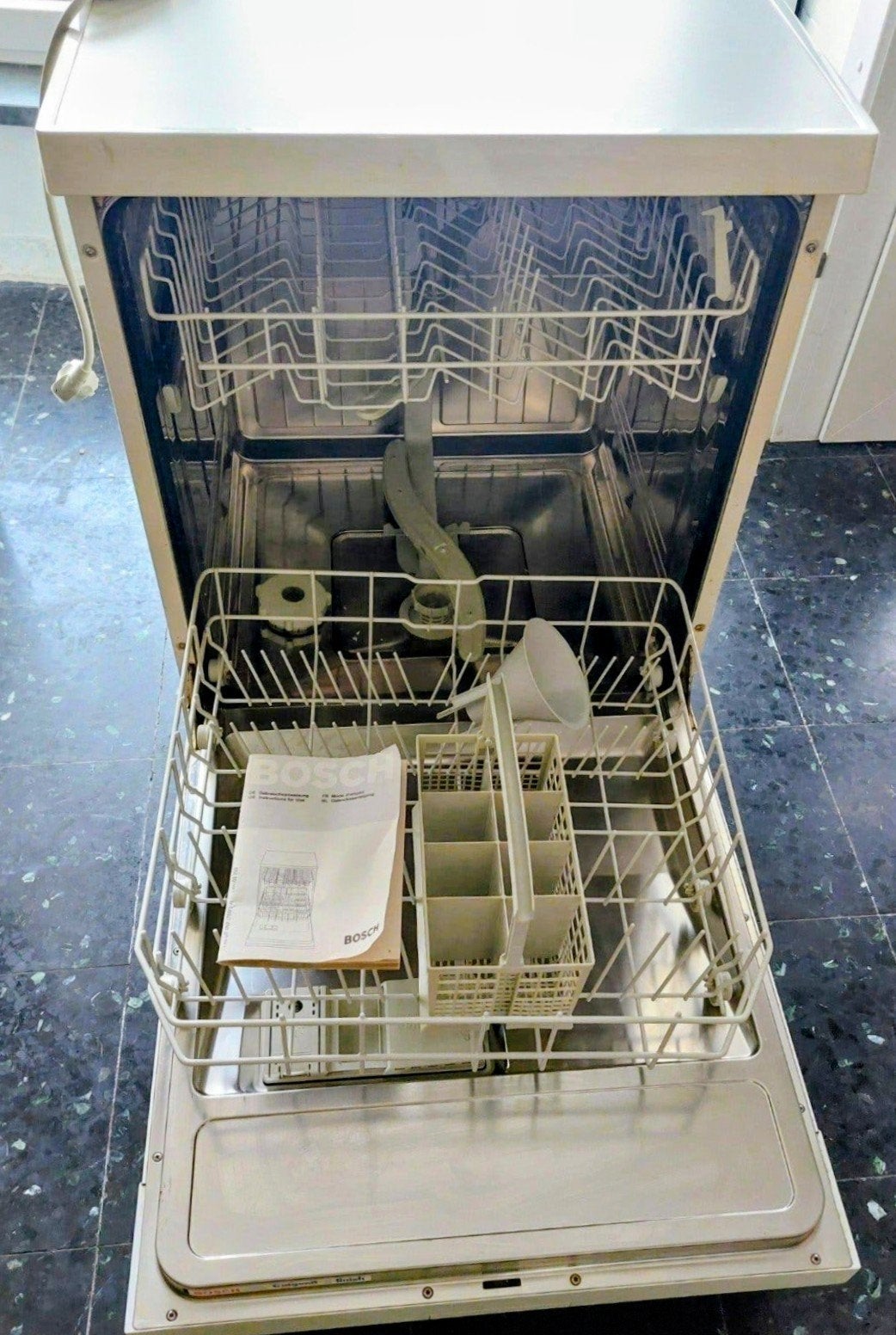 Lave-vaisselle autoportant Bosch, blanc, en bon état, 85 à 90 cm, Comme neuf, Enlèvement, 14 à 18 litres