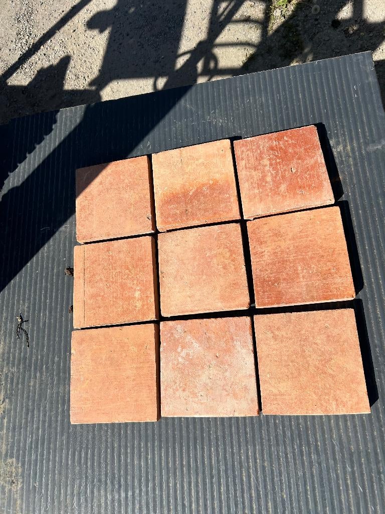 Authentieke oude estrikken / terracotta plavuizen – 19 m², Ophalen, Overige materialen, Gebruikt, Overige typen