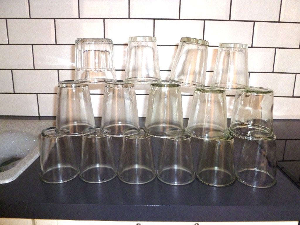 Lot de 16 bocaux VINTAGE authentique  pour confiture ,bougie, Vintage, Comme neuf, Verre, Enlèvement