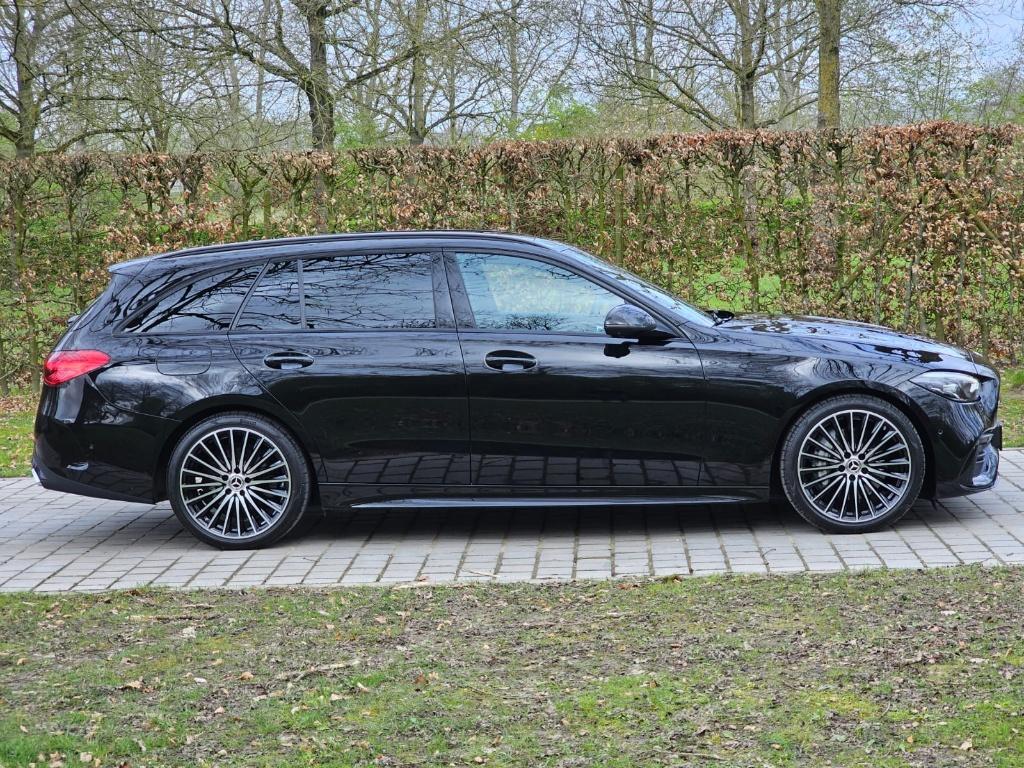 Mercedes C180 AMG PACK | PANO | 360CAMERA, Auto's, Automaat, 1498 cc, Zwart, Leder