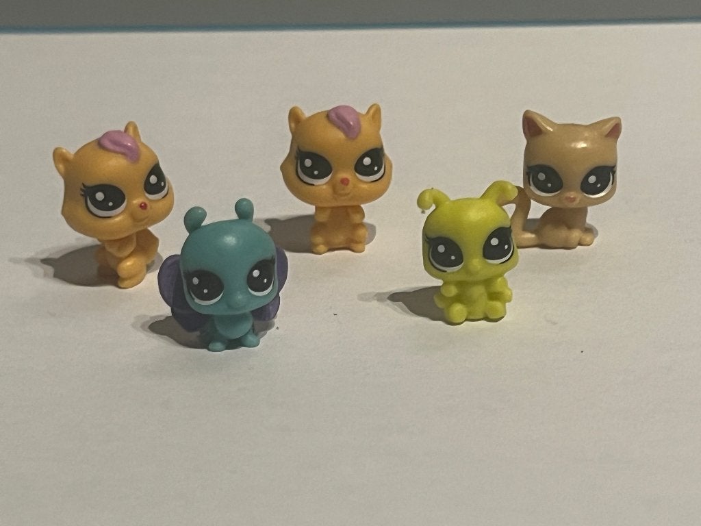 lot de 5 mini Littlest Pet Shop (LPS Teenies/Micro), Enlèvement ou Envoi, Comme neuf