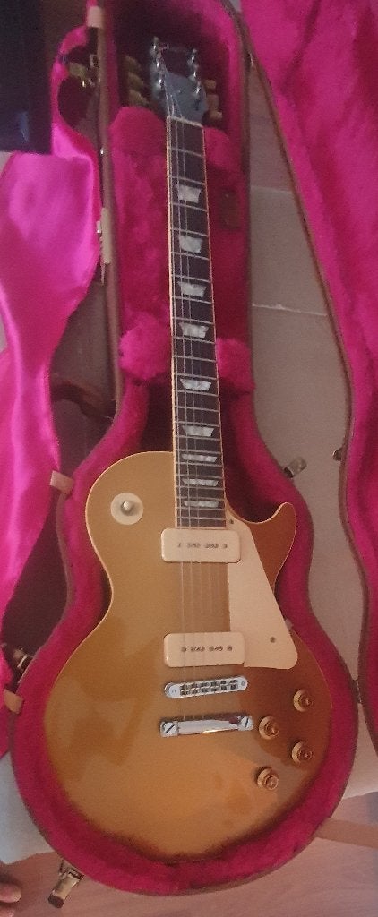 Gibson All Gold '' Hall of Fame'' usa, Musique & Instruments, Enlèvement, Comme neuf, Solid body, Gibson