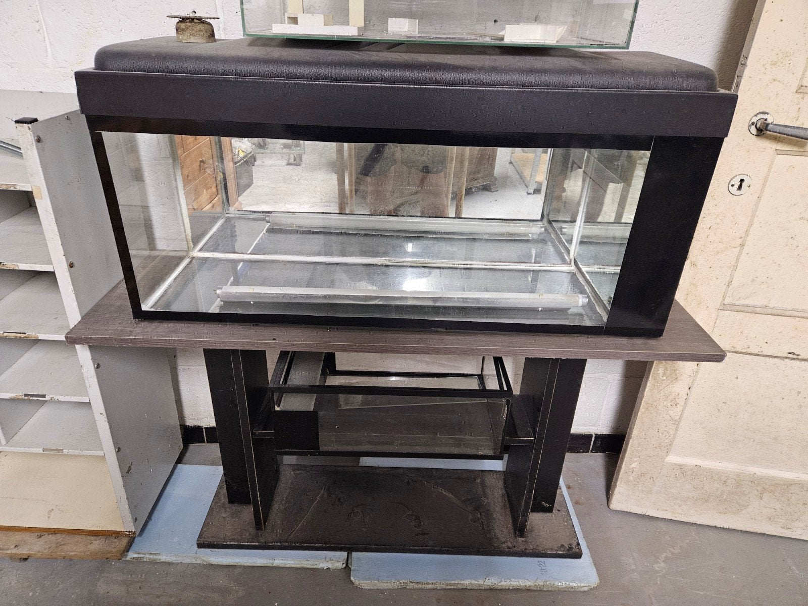 aquarium 120 l avec meuble (décante interne), Animaux & Accessoires, Enlèvement, Utilisé