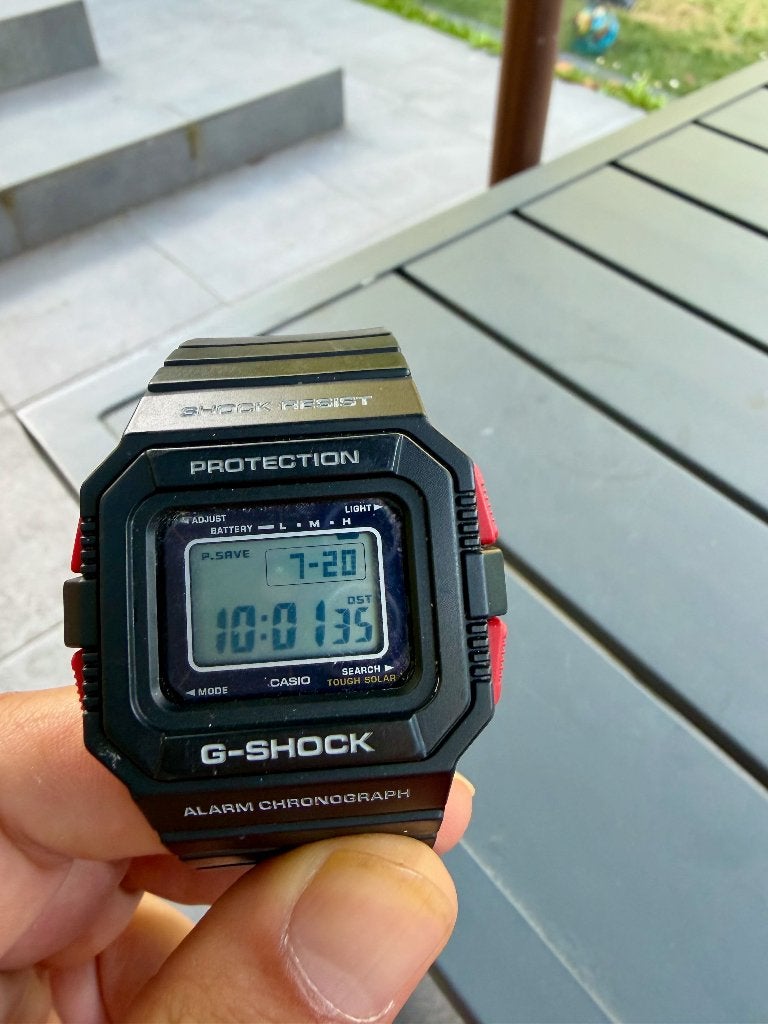 Casio GShock G-5500-1JF, Enlèvement, Utilisé, Montre-bracelet, Casio