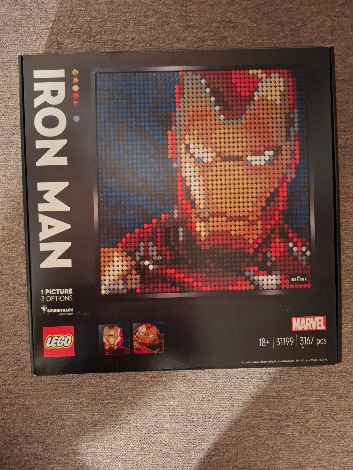 LEGO Art Marvel Studios Iron Man set 31199, Kinderen en Baby's, Speelgoed | Duplo en Lego, Ophalen of Verzenden, Meerdere sets