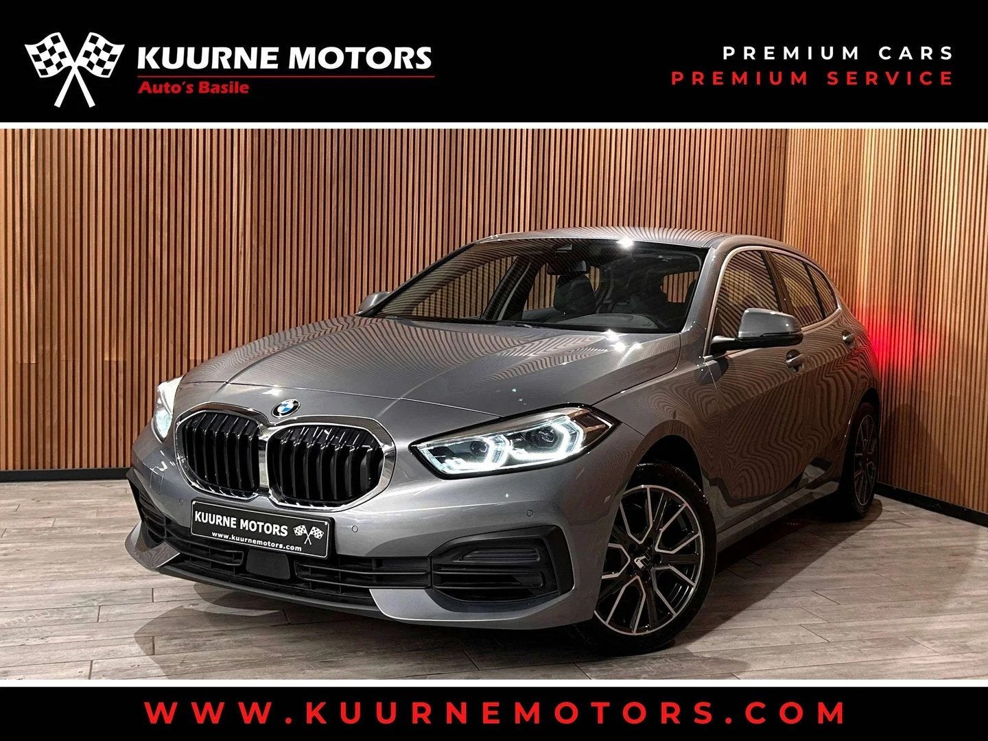 BMW 1 Serie 116 iA Alu17"/Led/Leder/Gps/Dab/Pdc/Carplay *1j, Auto's, BMW, Automaat, 1940 kg, 1 Reeks, Gebruikt