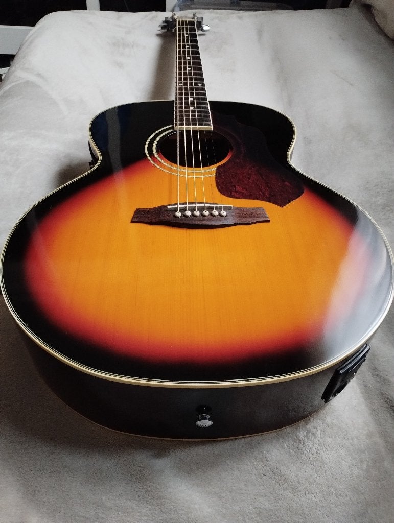 Guitare électro-acoustique Ibanez (Avec housse), Enlèvement, Utilisé, Hollow body, Ibanez