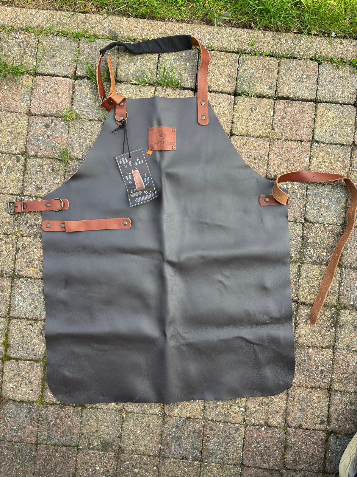 Carnivore / Xapron Long Apron 74/M Kansas Brown – 100% leder, Ophalen of Verzenden, Nieuw