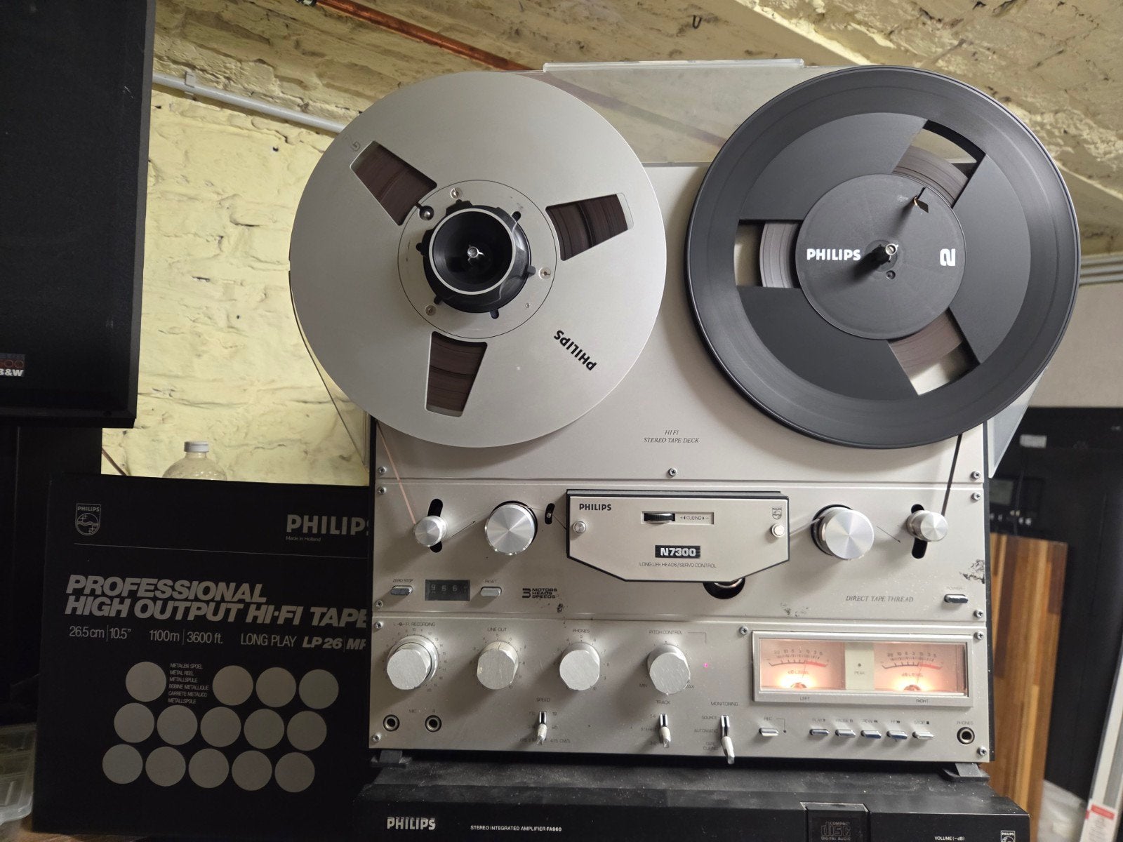 Philips N7300 stekkerspeler, Audio, Tv en Foto, Ophalen, Zo goed als nieuw, Philips