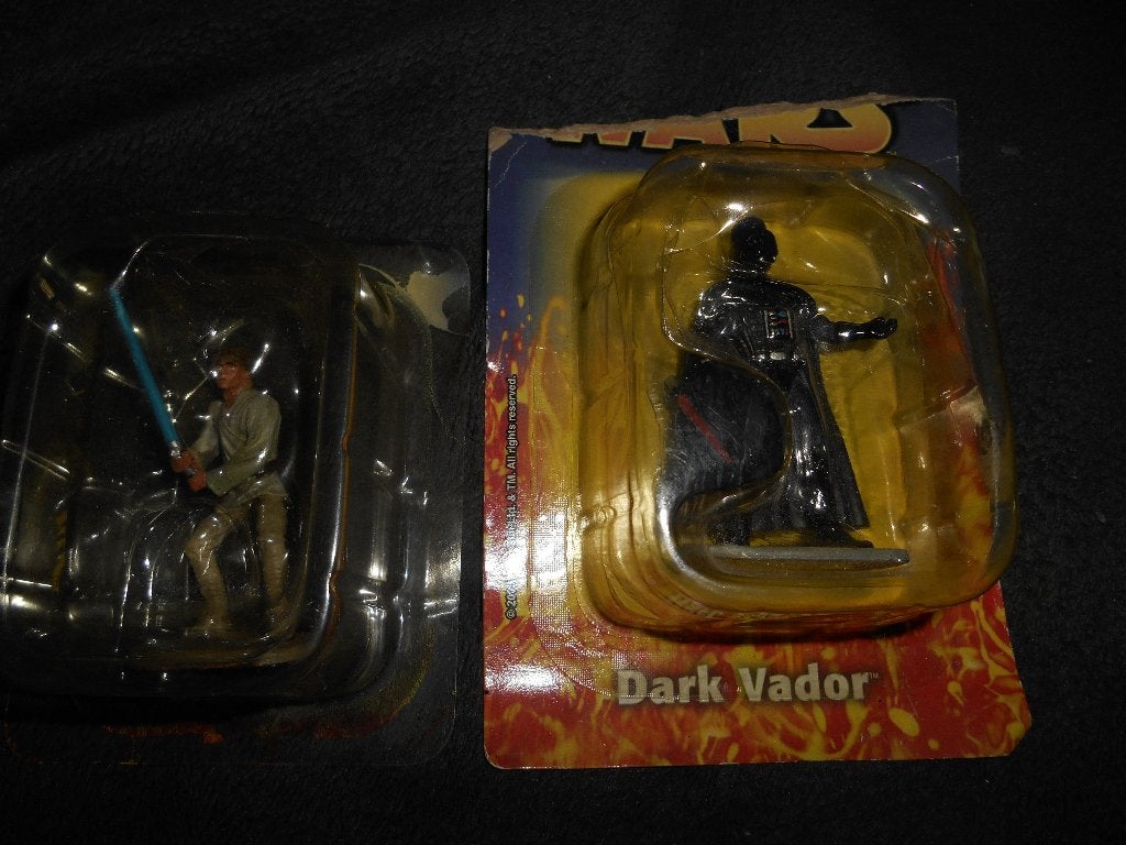 Star wars lot de 2 figurine en métal, Collections, Enlèvement ou Envoi, Figurine