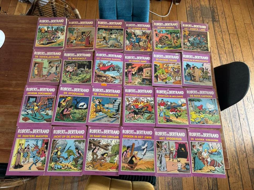 Reeks Robert & Bertrand Willy Vandersteen, Boeken, Strips | Comics, Gelezen, Meerdere comics, Europa, Ophalen of Verzenden