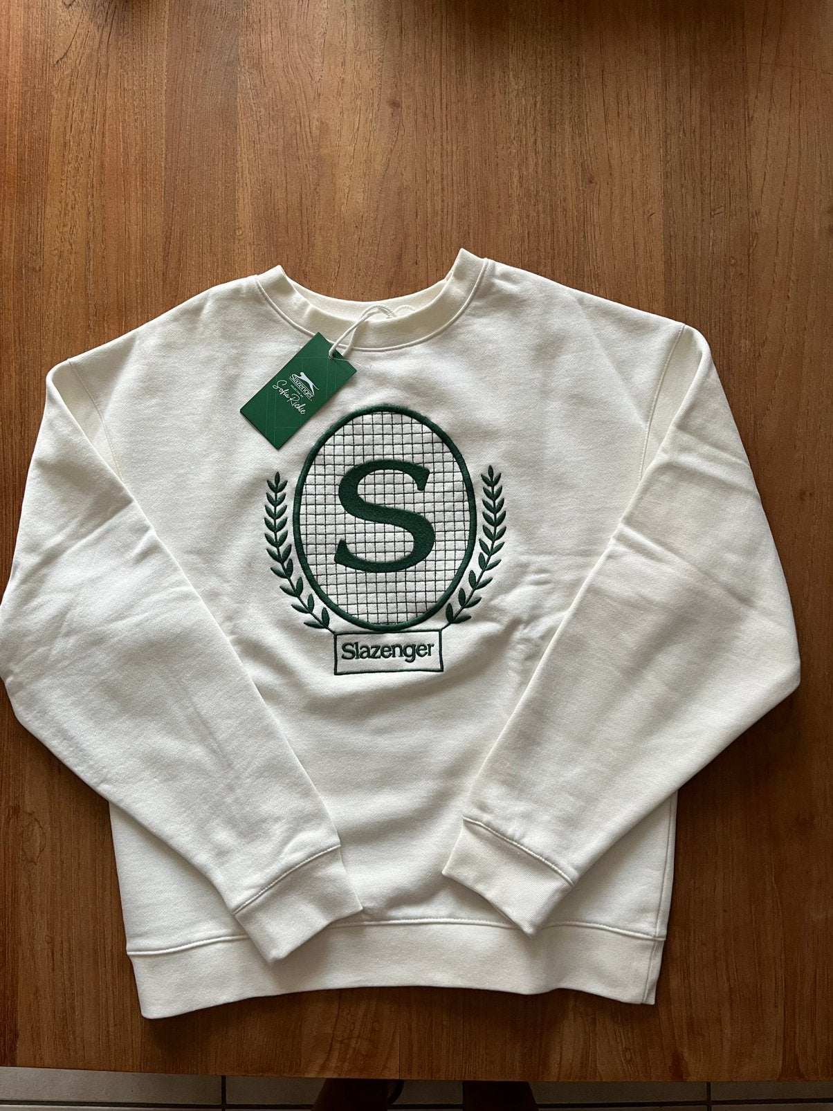 Pull vintage Slazenger Sophie Richie, Neuf, Taille 38/40 (M), Enlèvement ou Envoi, Beige